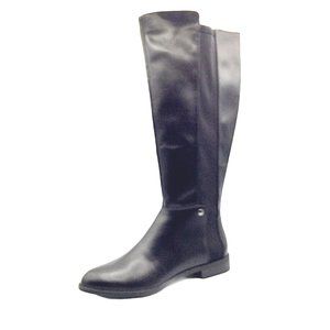 Alfani Wide Calf Knee High Riding Boots Black 7.5
